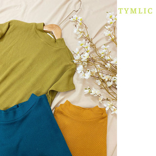Đầm Len Midi Cổ 5cm 3 Màu TYMLIC