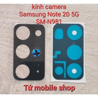 Kính camera Samsung Note 20 , Samsung Note 20 5G , SM-N980 SM-N981 , có keo kèm theo