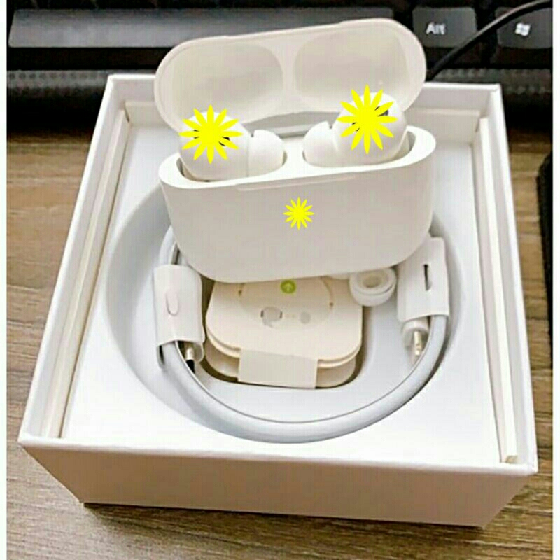 Tai nghe AP Pro chíp Jery 6973 Main đỏ cao cấp / Tai nghe Bluetooth Áp pro REP 1:1 check setting định vị đổi tên