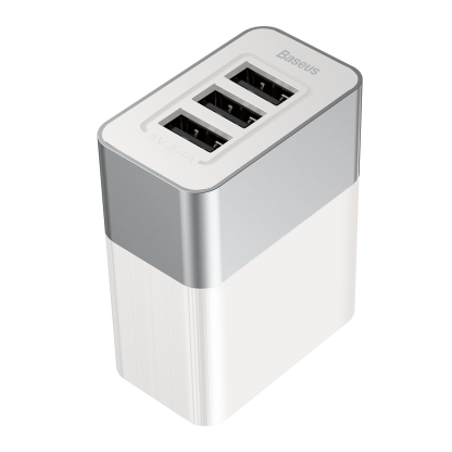 Cốc Sạc Đa Năng Baseus Duke 3USB Smart Fast Charger (3.4A, 3 in 1 , Aluminum alloy + PC)
