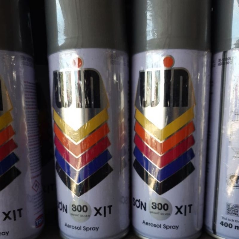 Sơn xịt Win cao cấp màu bạc 300 - 400ml