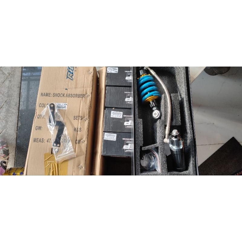 Phuộc Ride it Exciter Winner xanh Nitron - Chính hãng BH 3 tháng