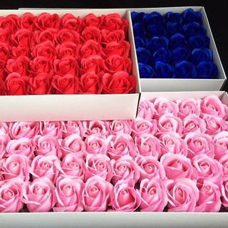 hoa hồng sáp thơm 3 lớp [ hộp 50 bông loại 1]
