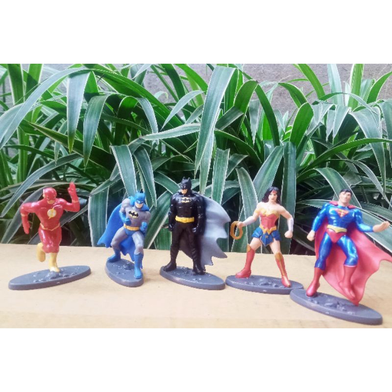 Set 5 mô hình nhân vật siêu anh hùng DC comics chính hãng