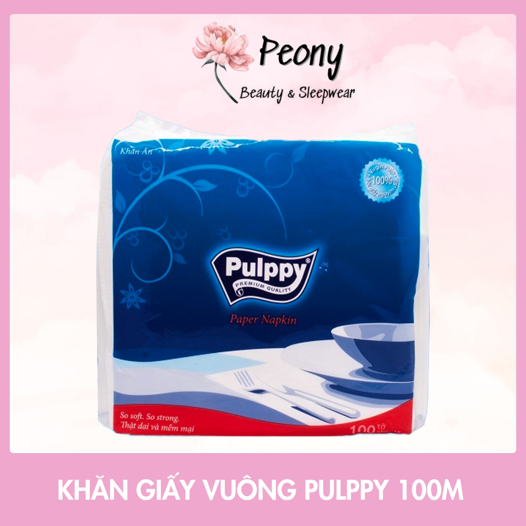 Khăn giấy vuông Pulppy 100M