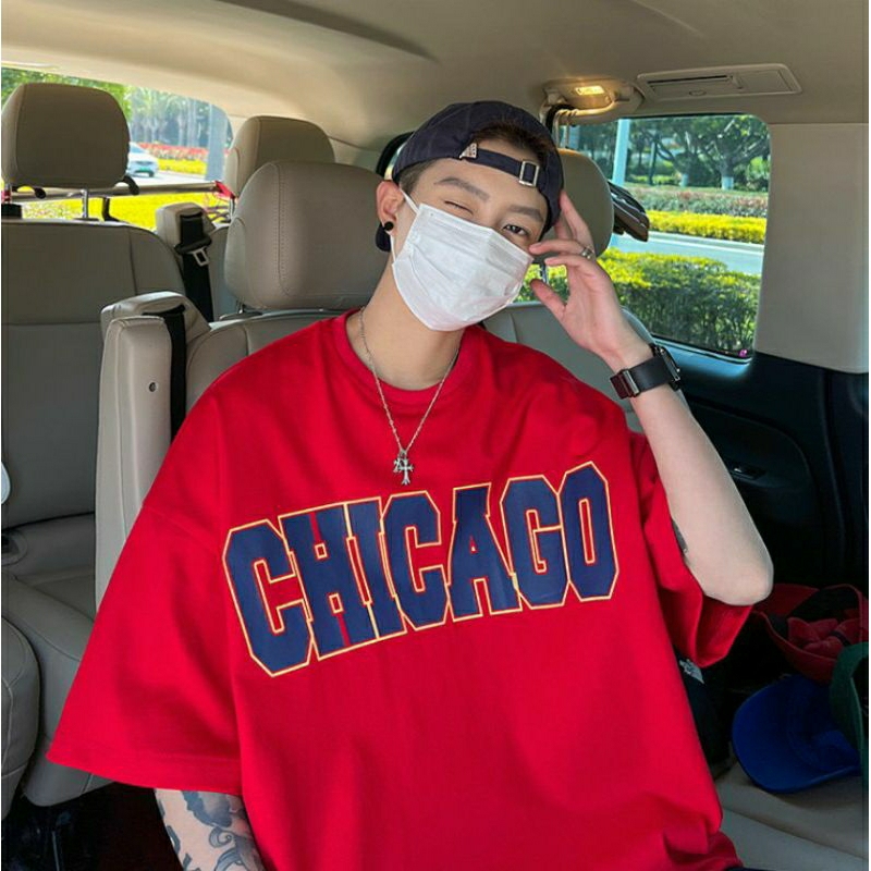 Áo thun tay lỡ unisex CHICAGO