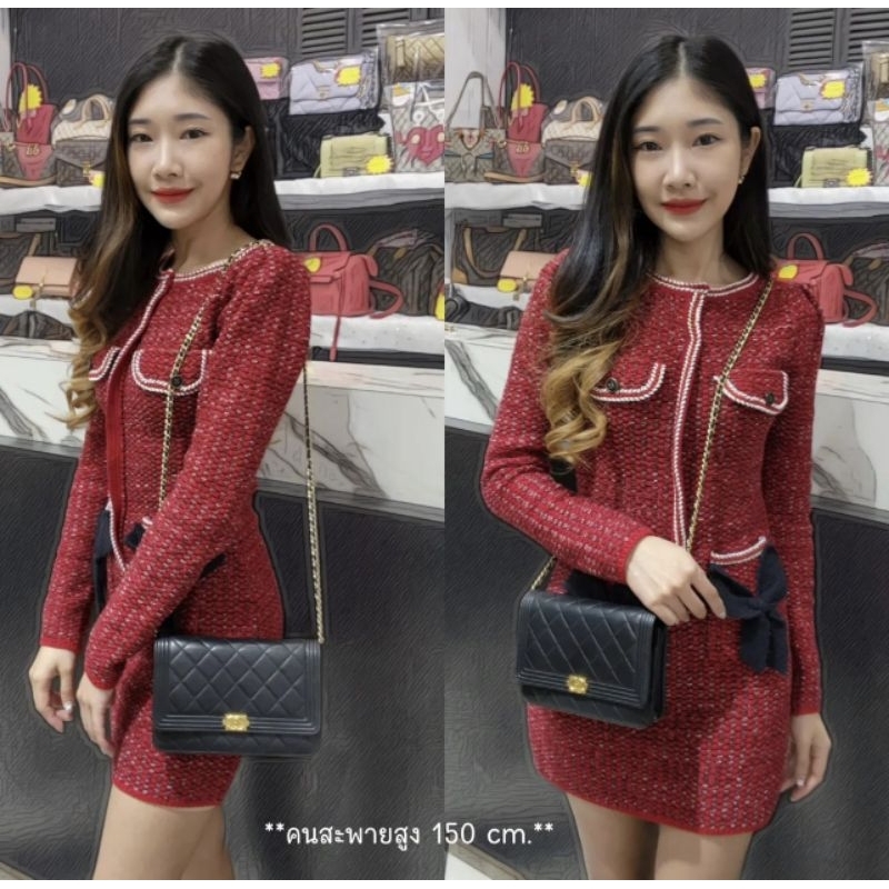 Túi xách nữ C.N WocBoy sz19cm tag vàng hàng siêu đẹp nét dã man fullbox nam châm