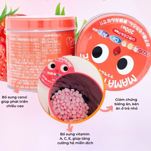 Biếng ăn Mama Ramune biếng ăn tâm lý ở trẻ em giúp ăn ngủ ngon tăng cân sức đề kháng cam kết an toàn cho bé [Tặng máy]