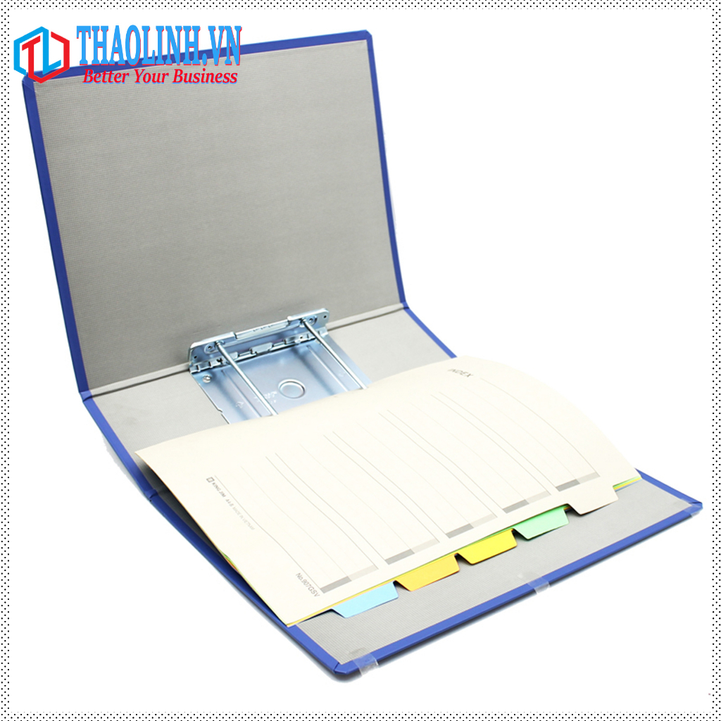 Bìa còng ống KINGJIM 10cm 1470GSV | File còng ống Kingjim 10F giá rẻ tại Nhà Sách Thảo Linh