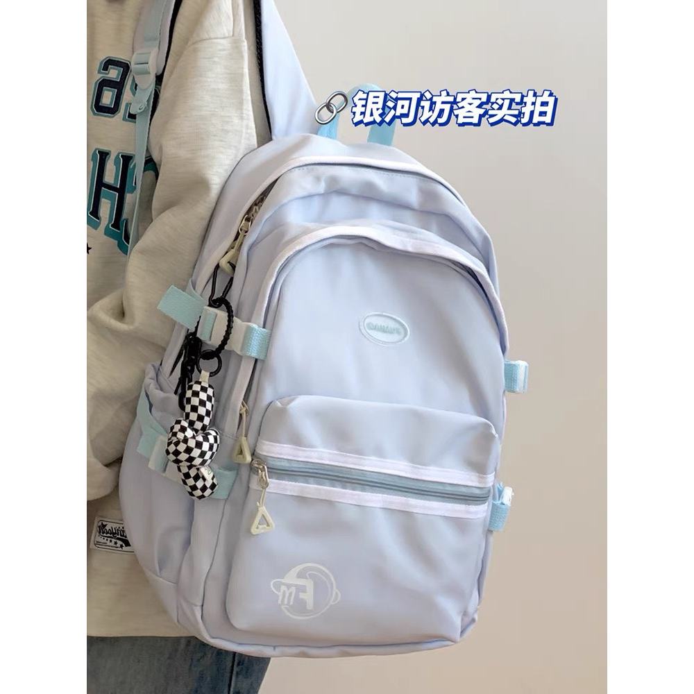 Balo nữ đi học basic FUMIAO, màu pastel dễ thương, đáng yêu