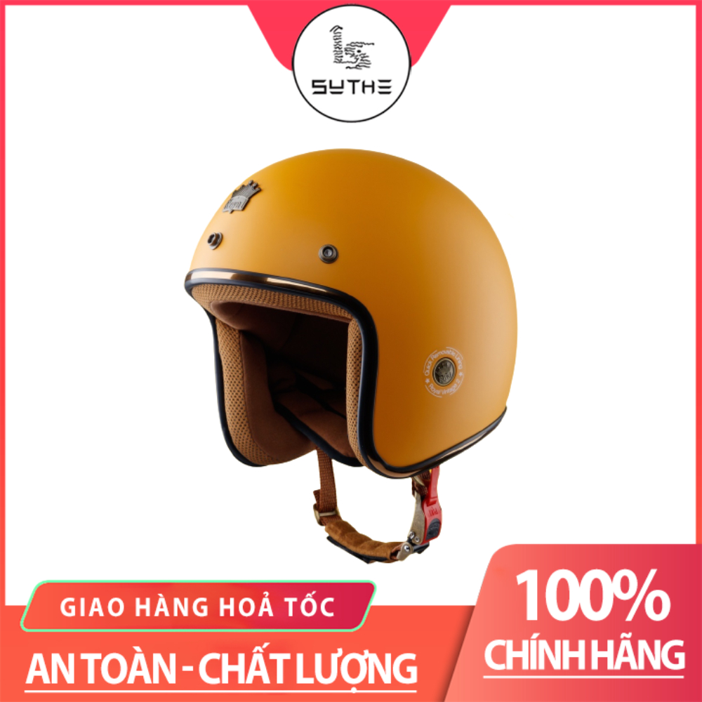 Nón Bảo Hiểm 3/4 ROYAL M20C Vàng Nghệ Nhám - Nón Mũ Bảo Hiểm Xe Máy Nam Nữ Nửa Đầu Chính Hãng Cao Cấp BAO ĐẬP 3/4