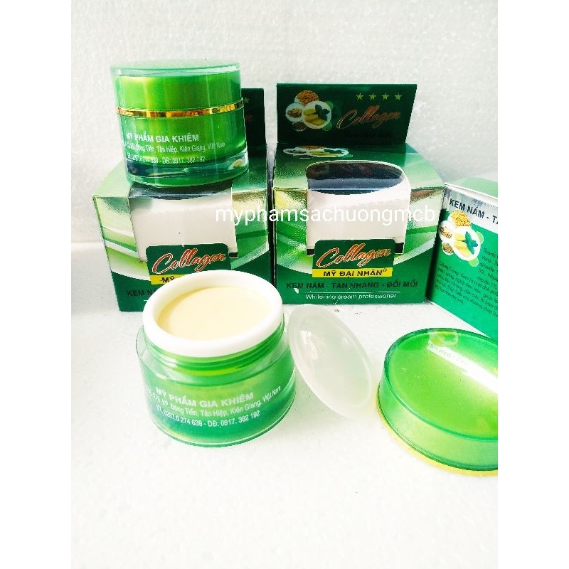 kem nám tàn nhang đồi mồi collagen mỹ đại nhân 25g