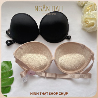 Áo cúp chống tuột push up nâng đẩy có silicon hình trái tim - T713