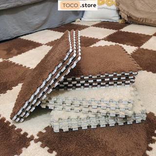 Thảm xốp ghép lông toco 30x30cm