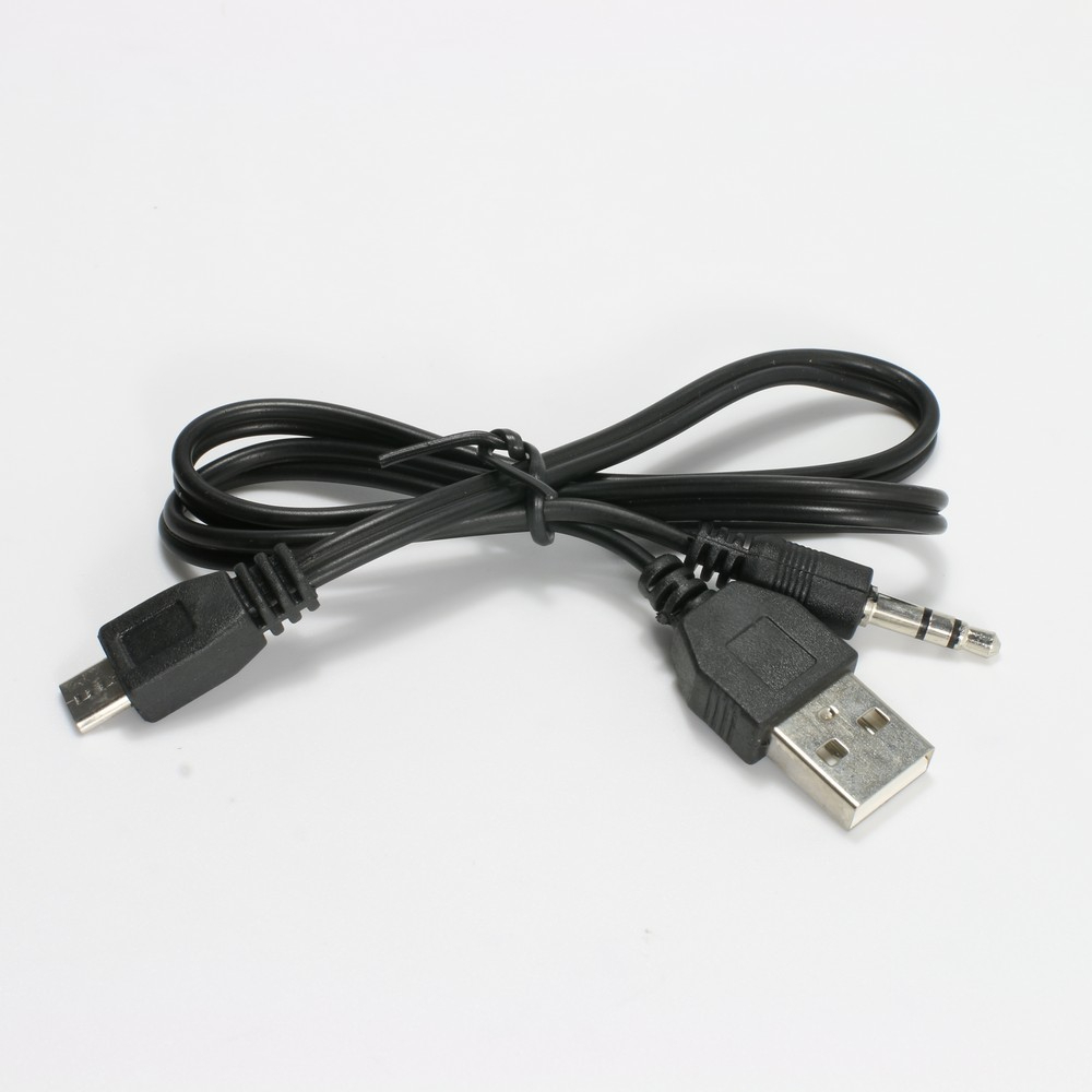 CÁP LOA 3 ĐẦU MICRO USB RA 3.5MM + USB 2.0