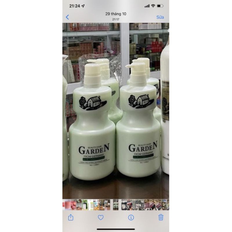 Bộ gội xả garden