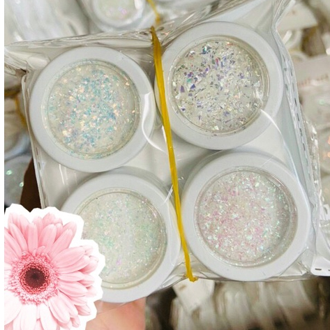 (Hàng mới về) Set nhũ vụn khổng tước trang trí móng siêu xinh