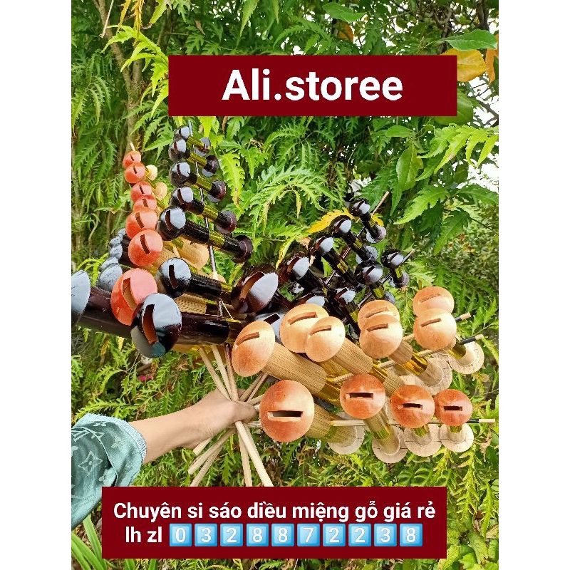 Sáo D40 giá tốt giàn 5 quả