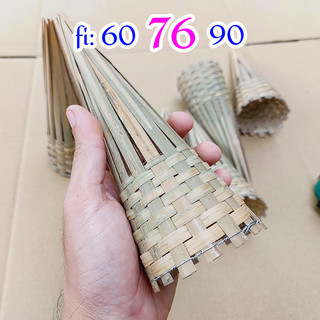 Combo 10 Hom lươn, hom trúm lươn Fi 76mm, đan bằng tre gai già chất lượng