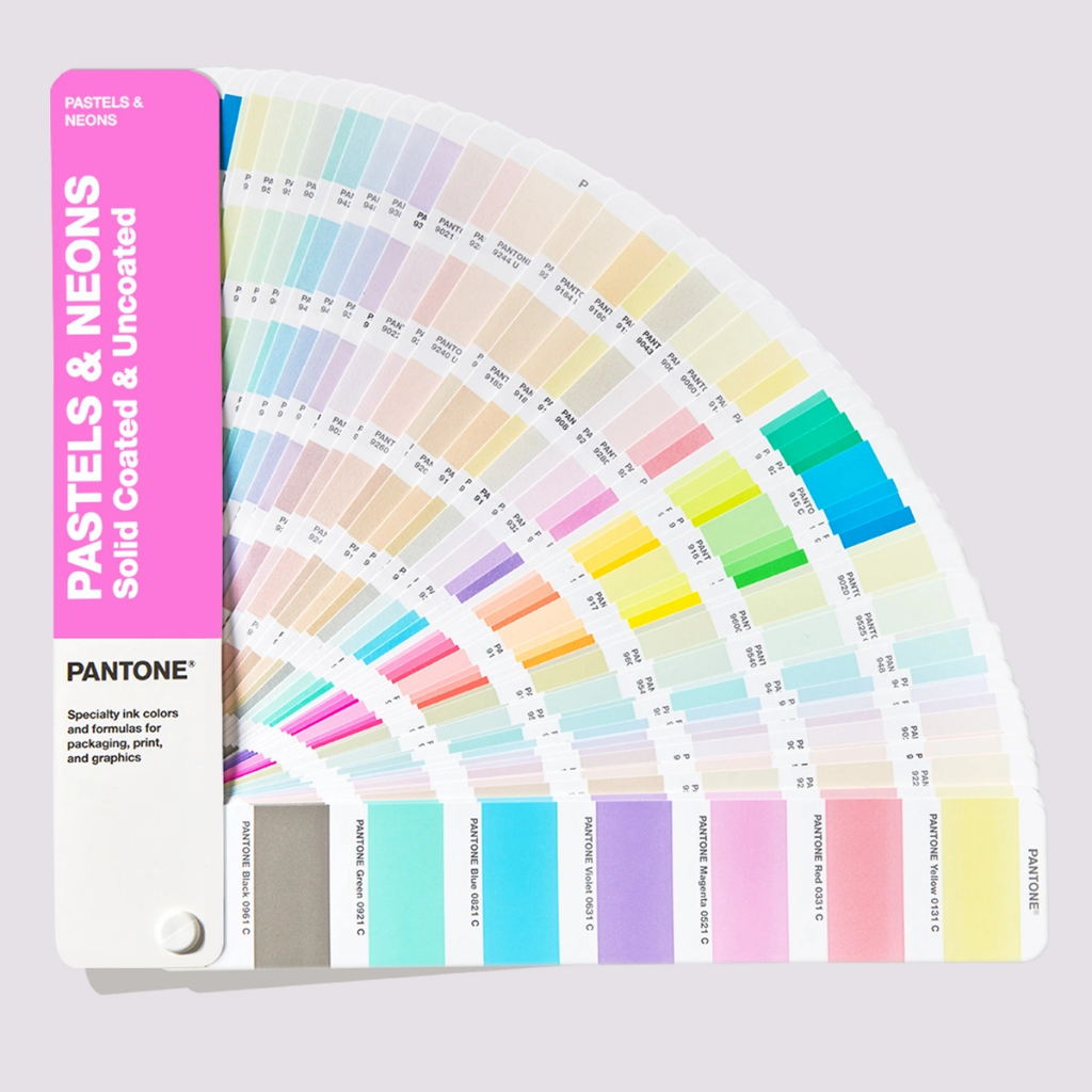 Bảng màu Pantone Pastel Neon Guide GG1504C mới nhất năm 2024 - 210 màu PMS đầu 9 - Có công thức pha 