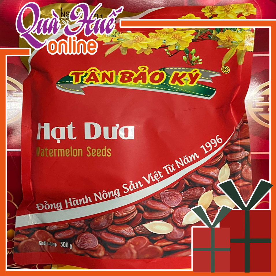 Hạt dưa Tân Ký (Tân Bảo Ký) quà tết 2023 gói 500g - Đặc sản Huế