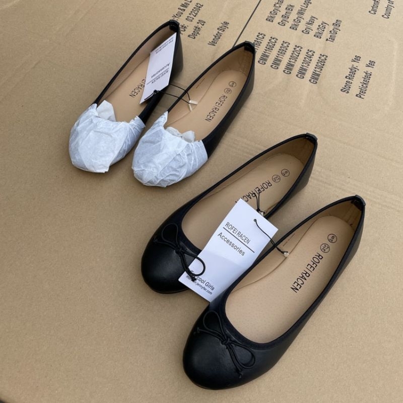 Giày Bệt Xuất Dư ROFEI RACEN, Giày Nữ Búp Bê Xuất Xịn.