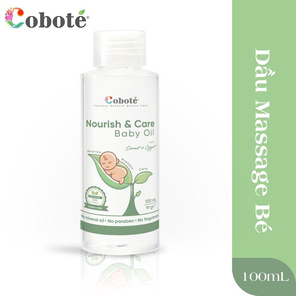 Dầu massage & chăm sóc em bé Coboté 100ml