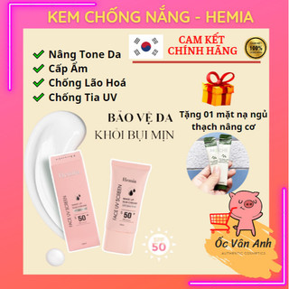 Kem chống nắng hemia nhập khẩu hàn quốc dưỡng trắng