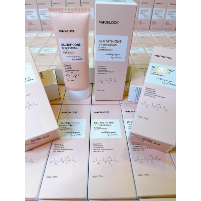 Kem chống nắng nâng tone,dưỡng trắng Moonlook SPF 50+++