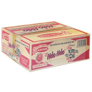 Mì hảo hảo kim chi hàn quốc acecook, thùng 30 gói, 75g/gói