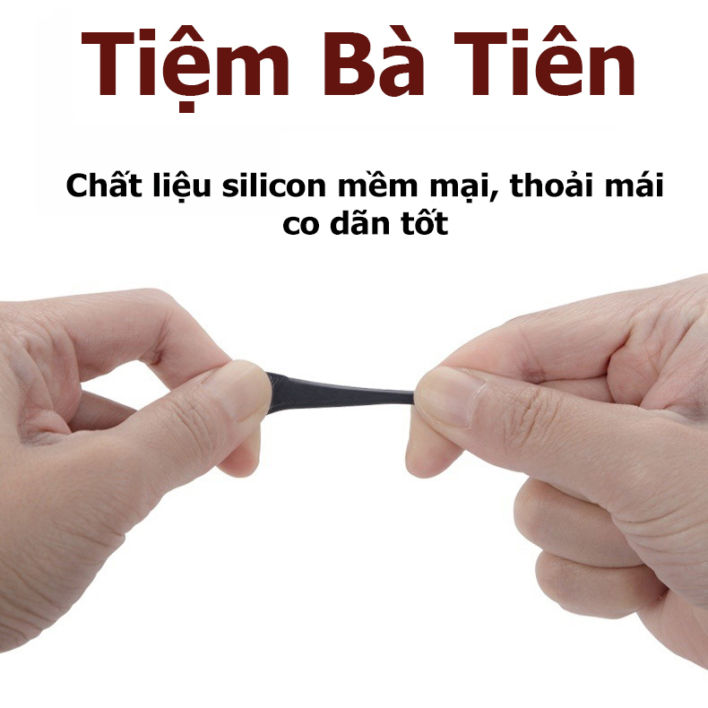 CT104 Cài tai silicon cố định kính chống tuột, rơi kính tiện dụng chơi thể thao cho đuôi kính từ TIỆM BÀ TIÊN