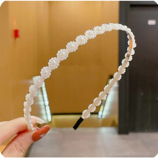 Bờm Cài Tóc Đính Hạt Phong Cách Hàn