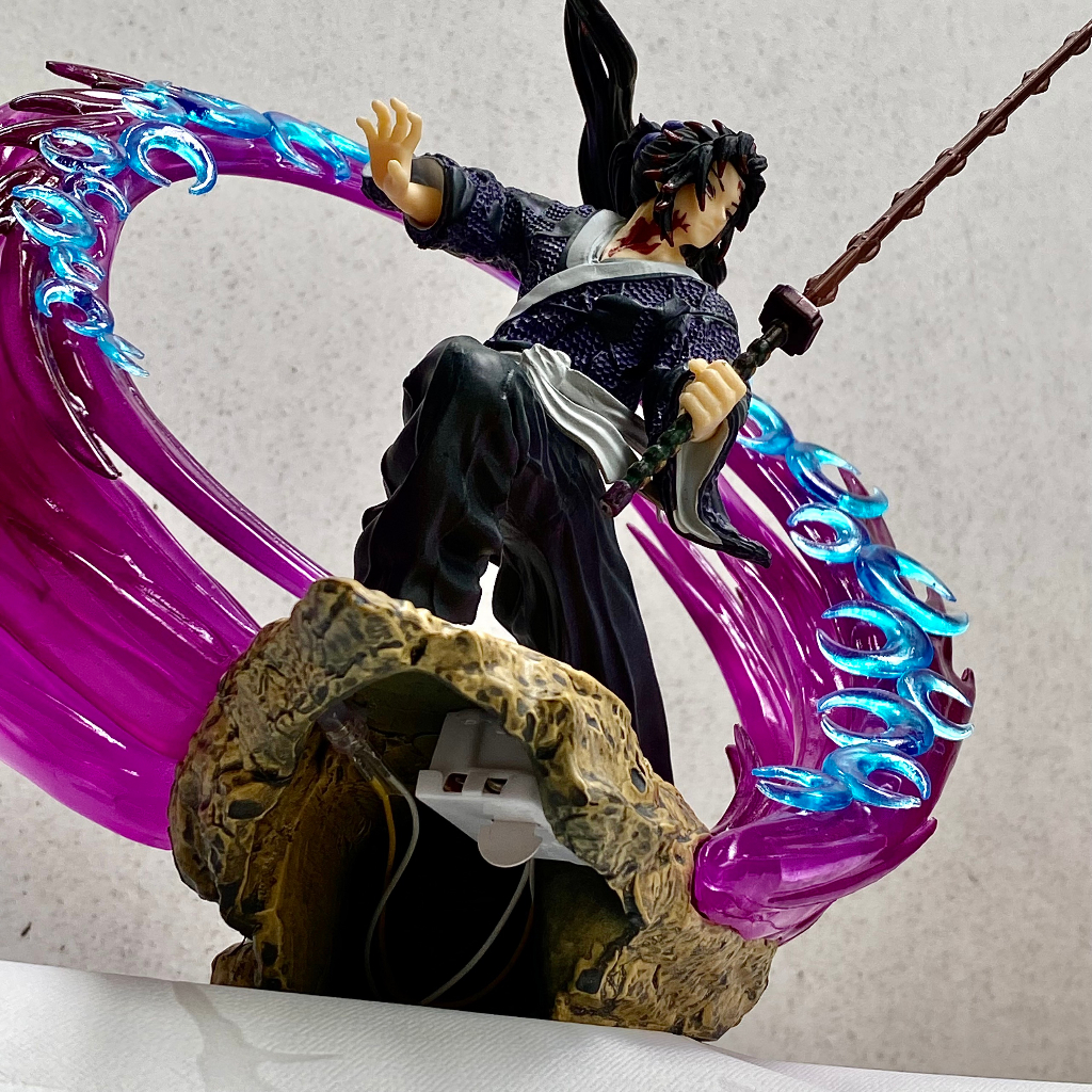 Mô hình thượng huyền nhất Kukoshibo có LED - Kokushibo cao 22cm - Mô hình kimetsu no yaiba - thượng huyền nhất