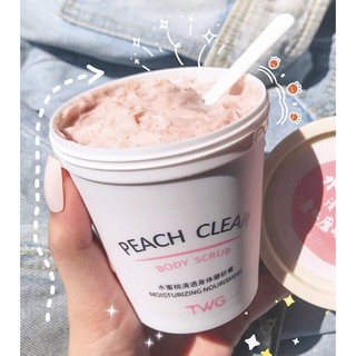 Tẩy da chết Đào toàn thân HEYXI Peach Clear Body Scrub Moisturizing Nourishing HEYX05