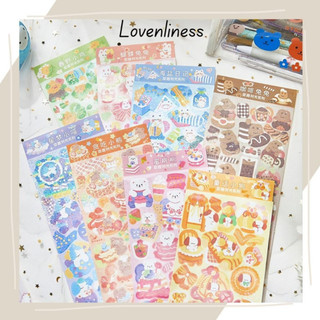 Miếng dán - sticker hoạt hình lấp lánh xinh xắn dùng trang trí