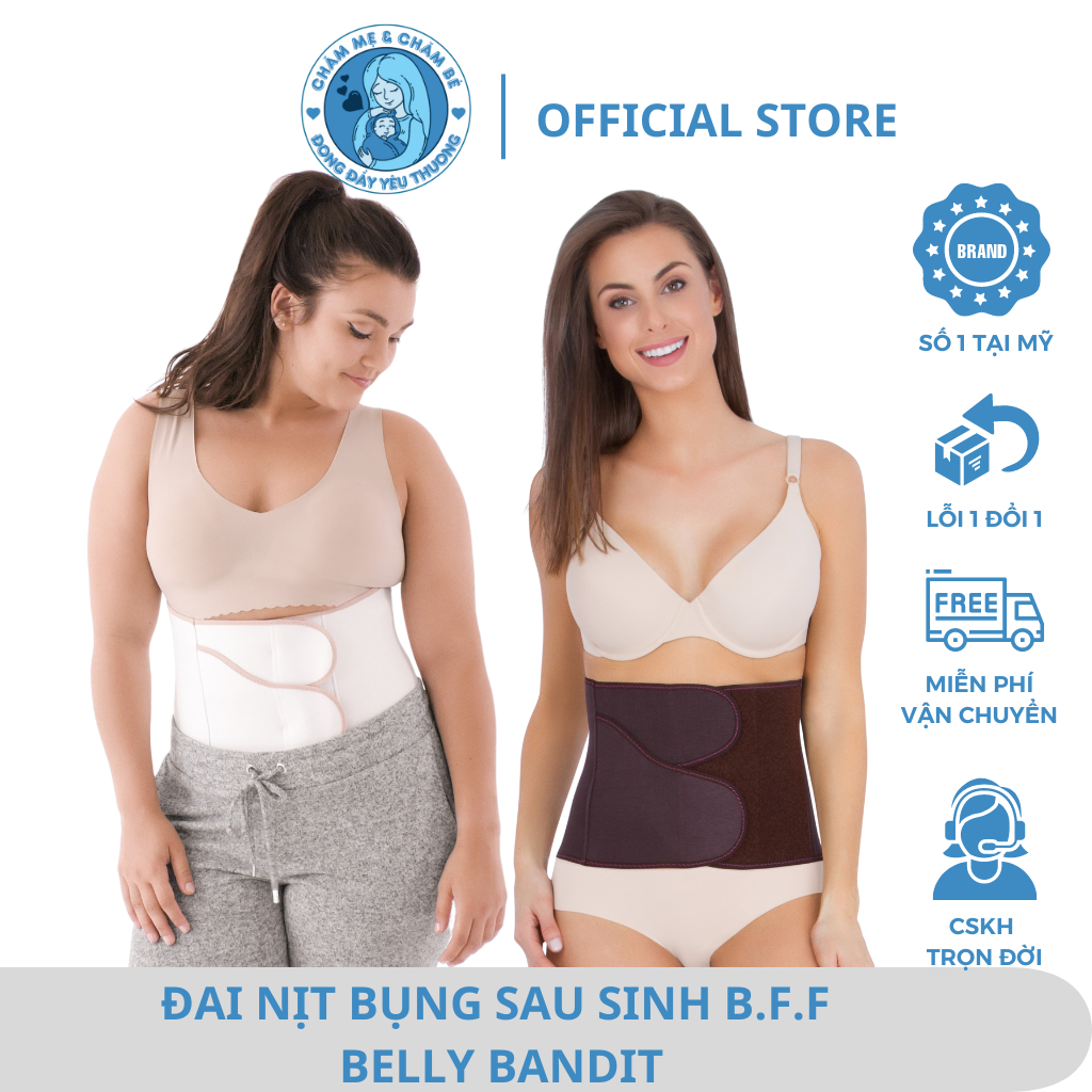 Đai Nịt Bụng, Phục Hồi Vóc Dáng Cho Mẹ Sau Sinh B.F.F Belly Wrap - Belly Bandit, Mỹ