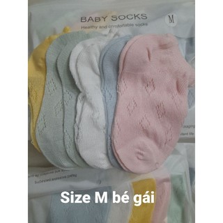 Sét 5 đôi tất lưới cho bé
