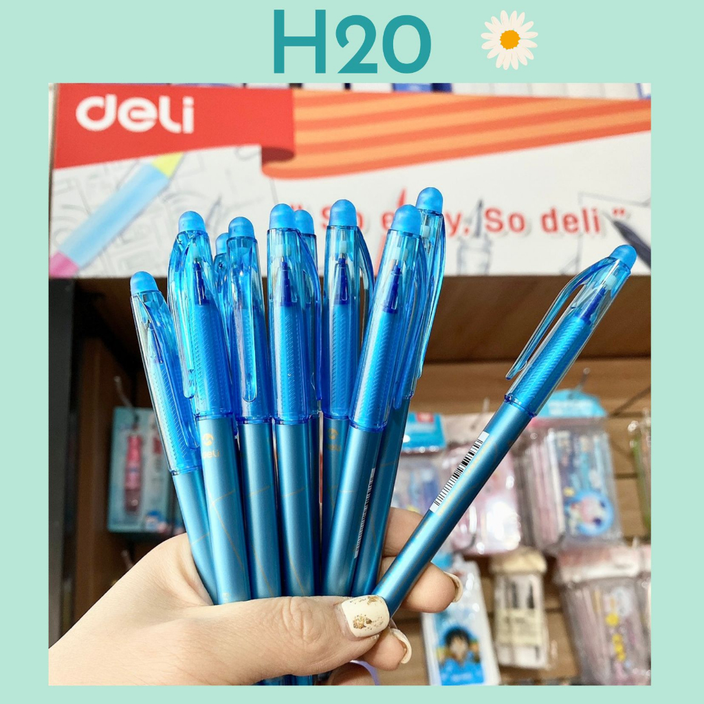 Bút nước gel xóa được Deli SA108 Ngòi 0.5mm - Đầu tẩy , tiện dụng