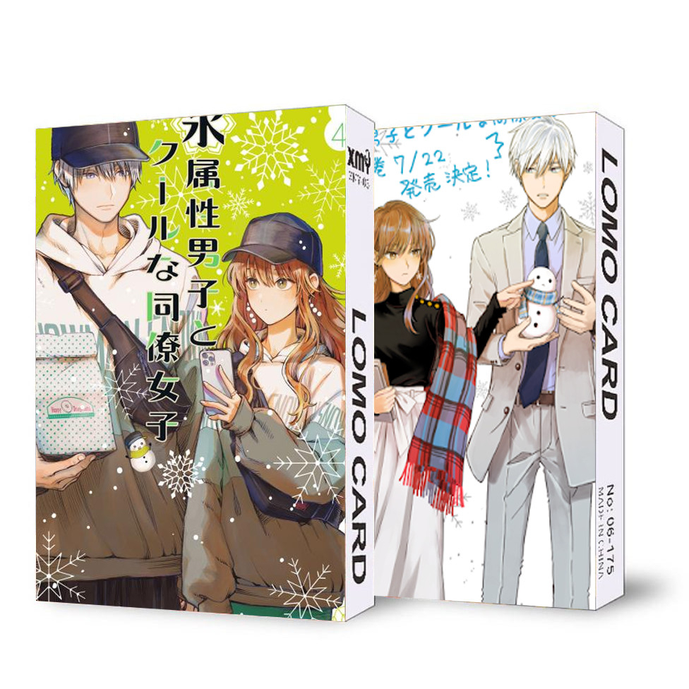 ( không kèm hộp ) Hộp ảnh lomo in hình CHÀNG BĂNG GIÁ VÀ NÀNG LẠNH LÙNG manhua nhiều mẫu thẻ card anime chibi 30 tấm