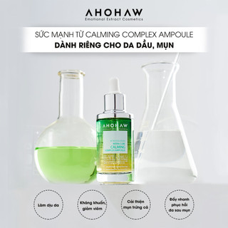 Tinh chất phục hồi, kiểm soát dầu mụn ahohaw inten-cure calming complex ampoule