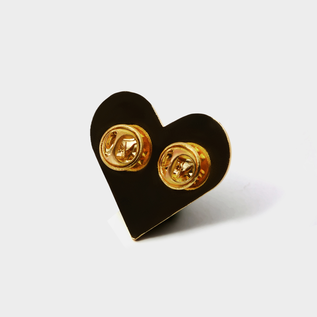 Ghim cài CAMELIA BRAND Metal Heart Pin