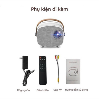[TẶNG KEM DÂY HDMI] Máy chiếu YG230 Máy chiếu Mini Moonie LED Lejiada 1080p