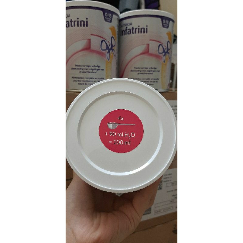 Sữa Infatrini Đức – sữa cao năng lượng dành cho trẻ sơ sinh từ 0 đến 18 tháng hộp 400g