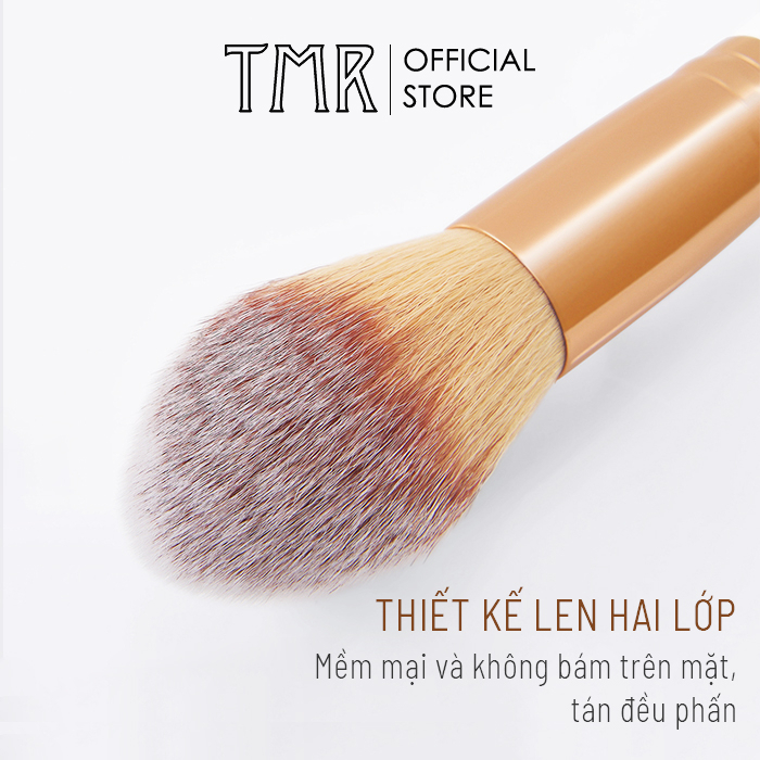 Cọ Daisy Powder Brush Cọ Trang Điểm Cọ Phủ, Má Hồng, Nền, TMR chính hãng Dụng cụ cơ bản cần thiết