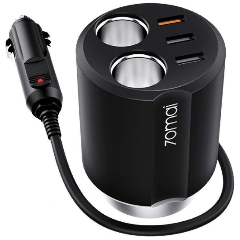 Bộ CC04 chia tẩu sạc 3 USB Midrive 70Mai Xiaomi