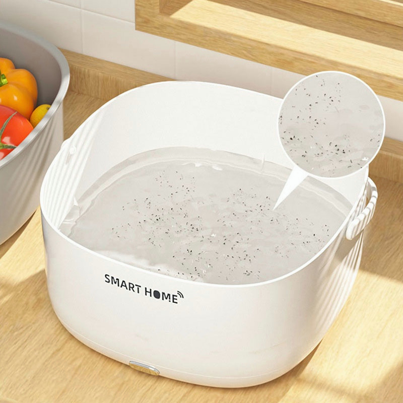 Máy rửa rau củ quả bằng sóng siêu âm dùng tại nhà