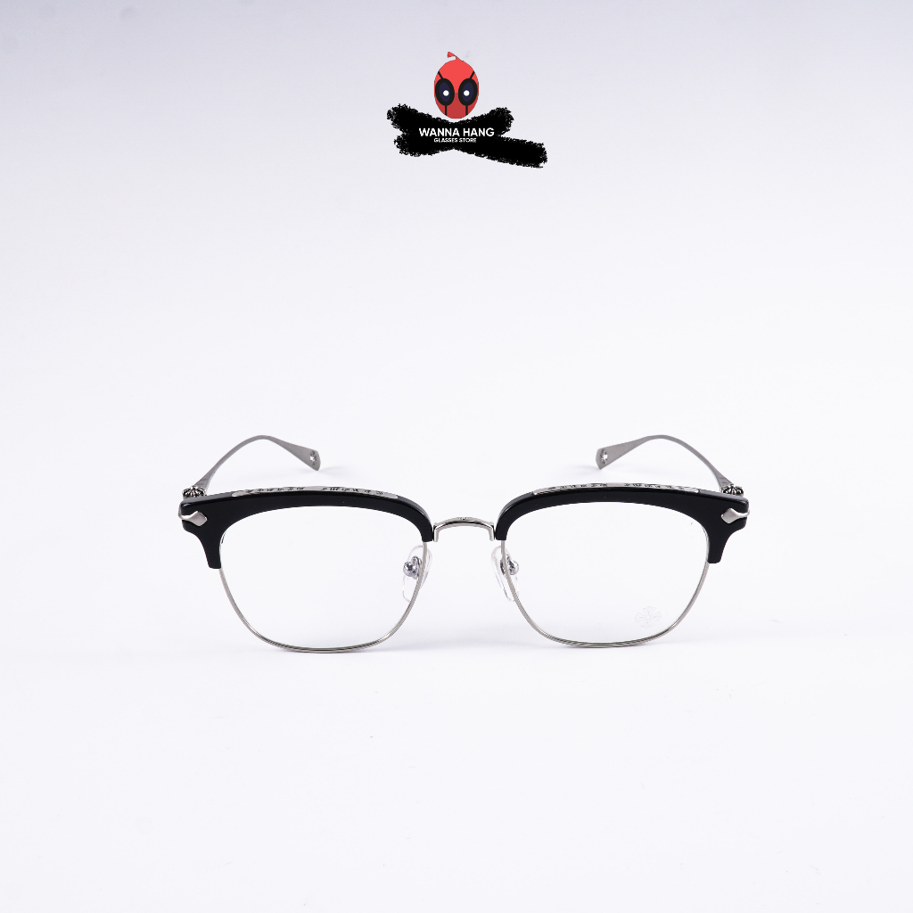 Gọng kính nam nữ đẹp kim loại Chrome Hearts Sluntrapiction cao cấp Wanna Hang WHCH24