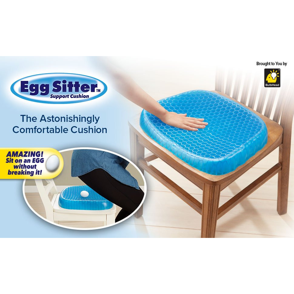 Đệm hỗ trợ flex (không hộp), Đệm lót ghế ngồi 3D thoáng khí tuần hoàn máu giảm đau mỏi khi ngồi lâu.