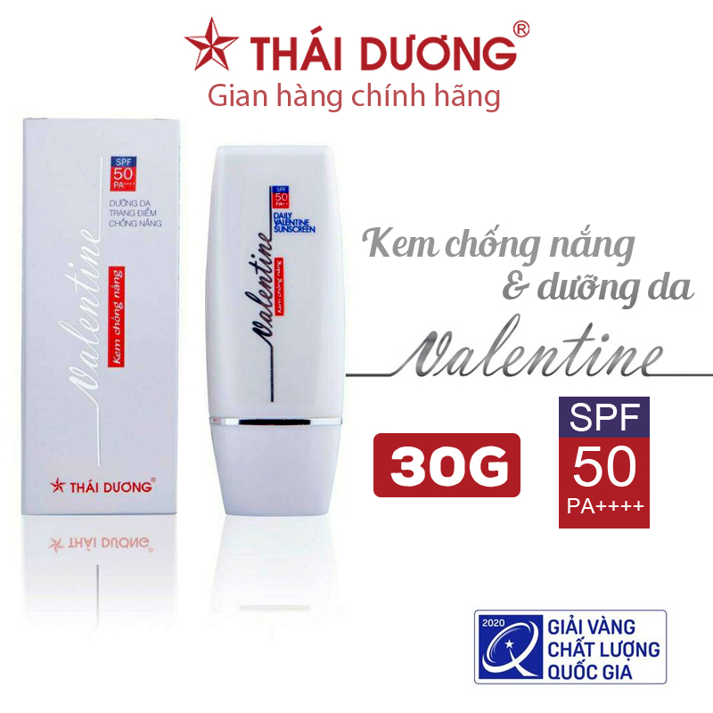 Kem Chống Nắng Valentine 30g Spf 50 Pa++++ Sản Phẩm Của Sao Thái Dương