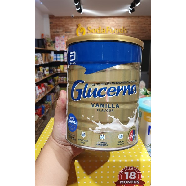 Sữa Glucerna Vanilla 850g của Úc Cho Người Tiểu Đường
